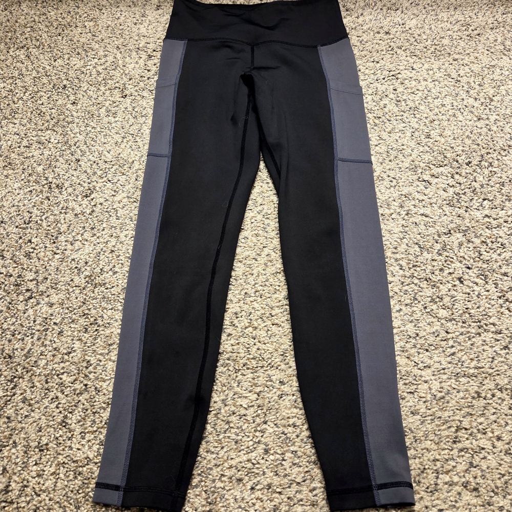 Black and Gray Leggings